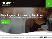 Tablet Screenshot of prismpay.com